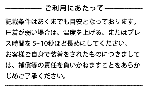 ご利用にあたって